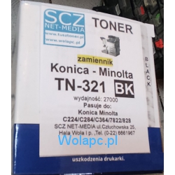 Toner do Konica Minolta Bizhub zamiennik TN-321 Black TN321  c224,c224e, c284, c284e,c364